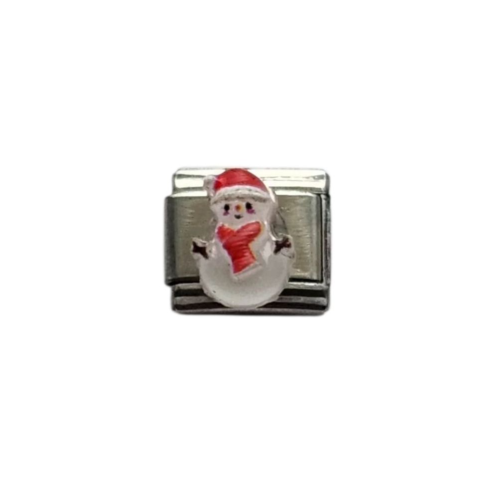Charmlink Winter Snowman‎ DIY Personalized Composable Italian Charm Bracelet